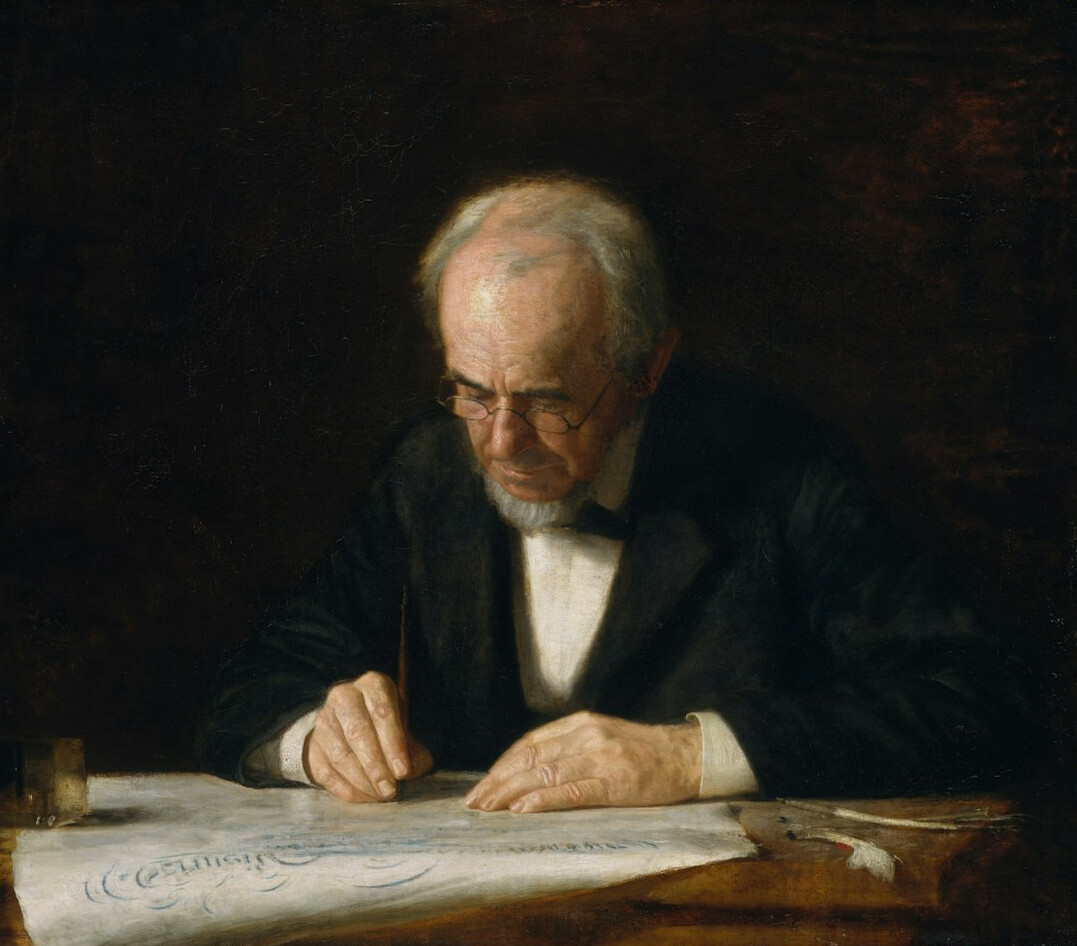 writer at desk